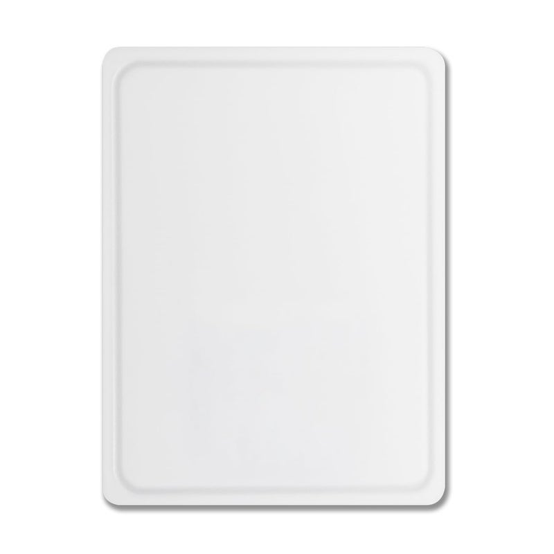 Dexas NSF Polysafe Pastry/Cutting Board with Well, 15 by 20 inches, White - Image 1